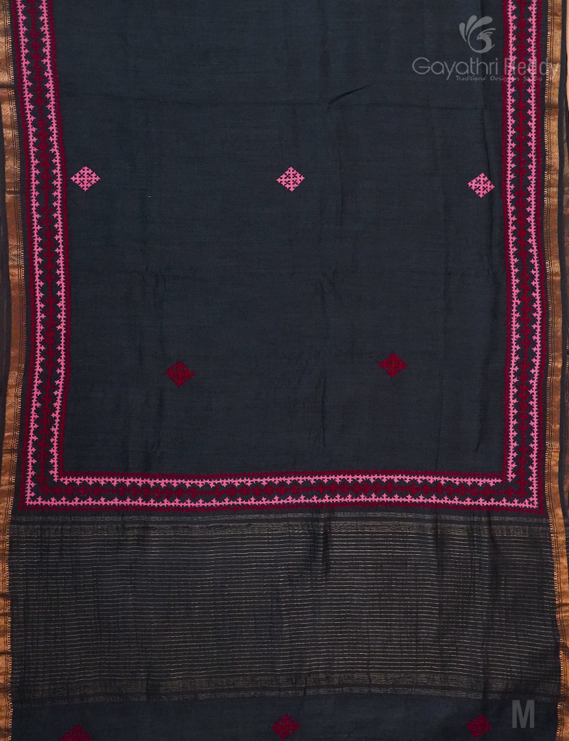 PURE DESI TUSSAR HAND WORK-TS1243