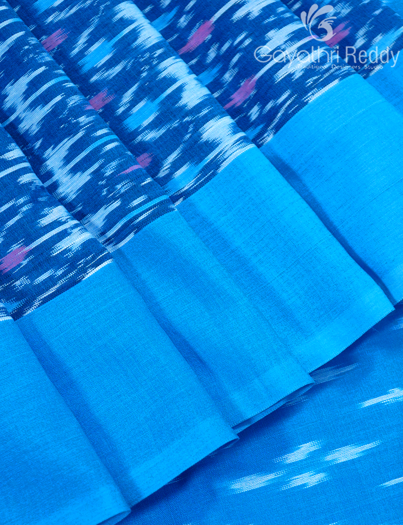 PURE IKKAT COTTON SAREE-IKC1100