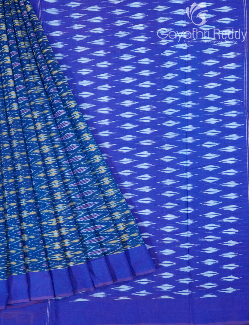 PURE IKKAT COTTON SAREE-IKC1101