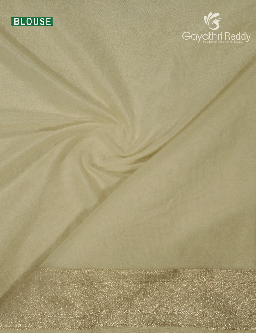 Banaras Georgette Saree in Ivory