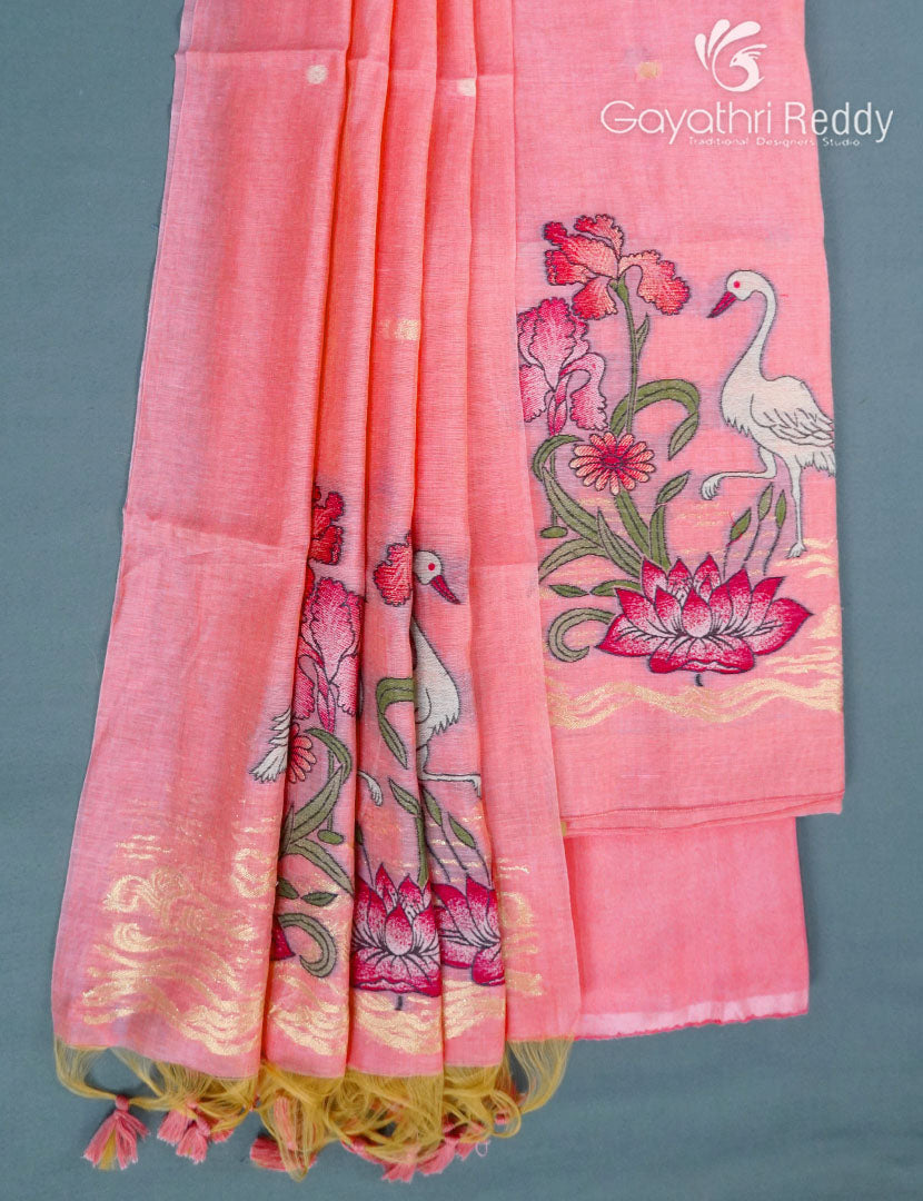 CHANDERI DRESS MATERIAL(3PC)-CDM17