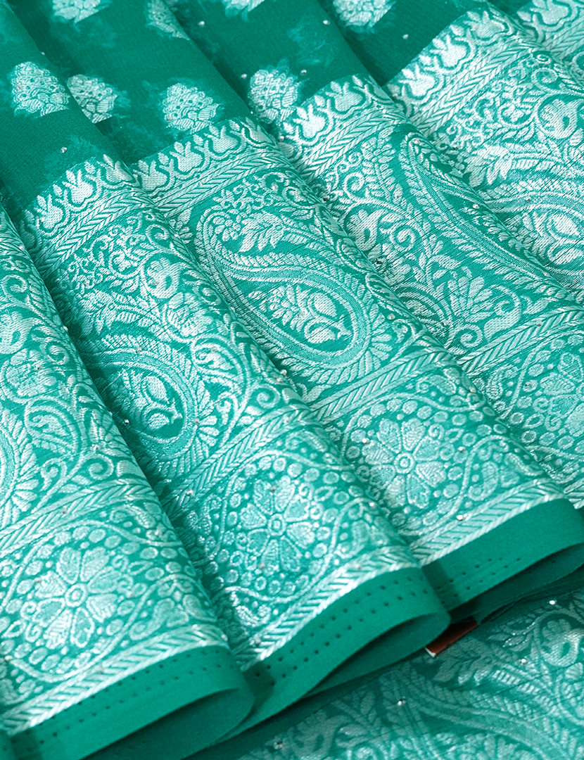 SEMI BANARAS GEORGETTE-SBG124