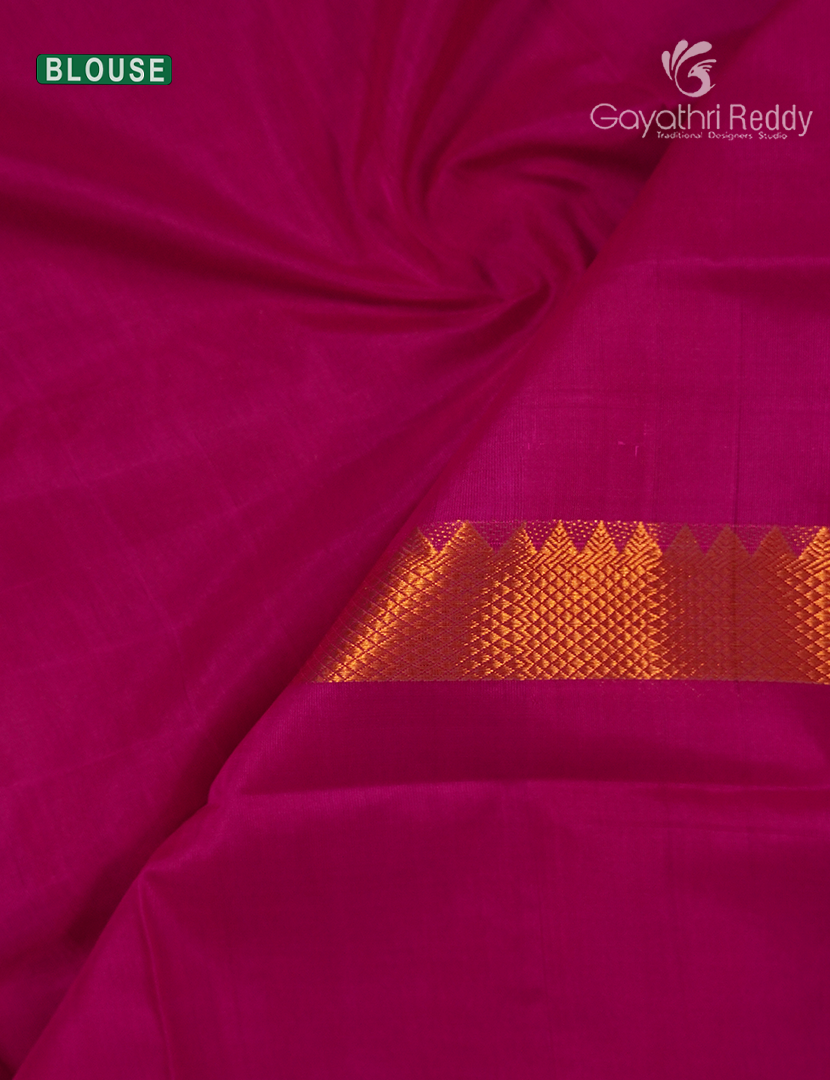 Pure Uppada Silk Saree in Purple and Pink