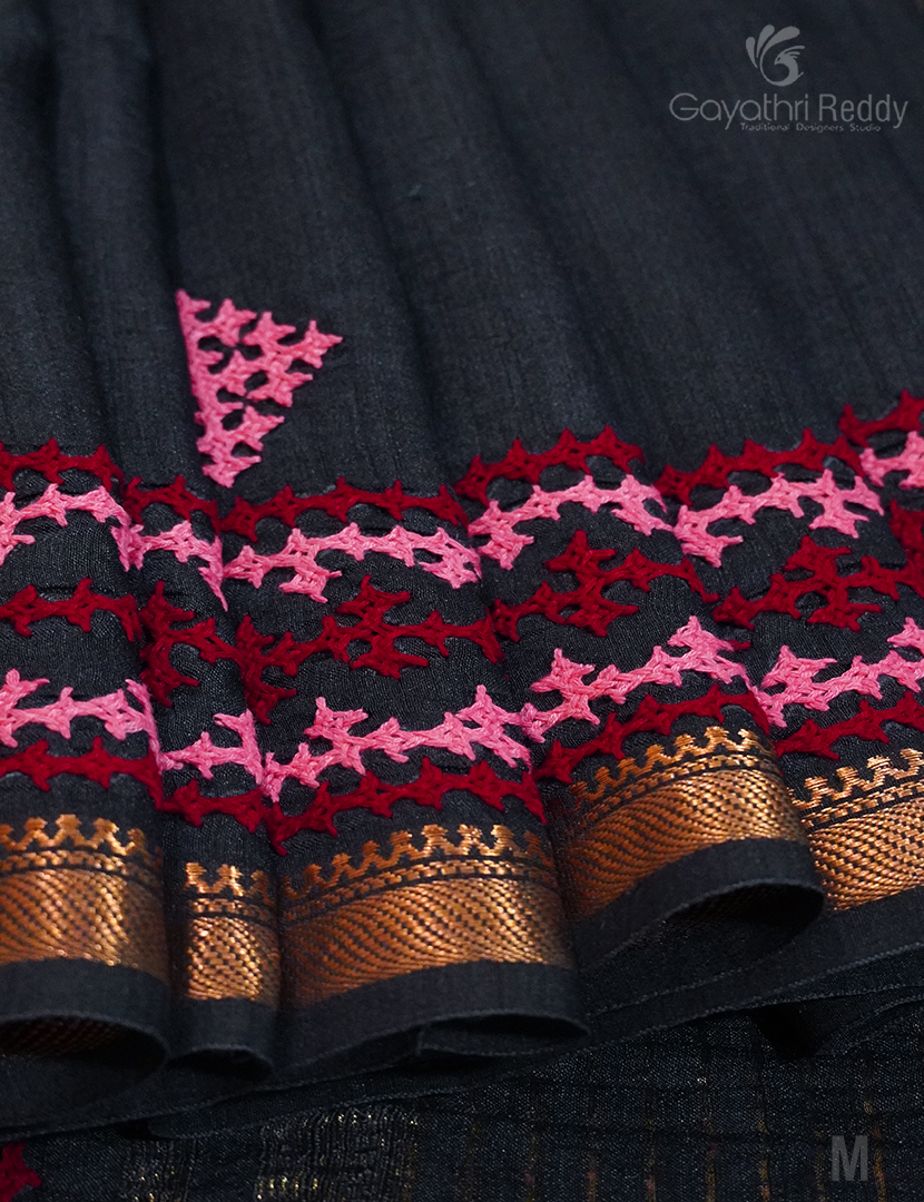 PURE DESI TUSSAR HAND WORK-TS1243