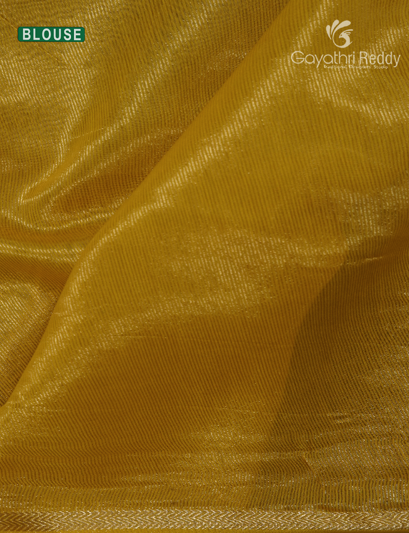 Pure Tissue Saree in Gold