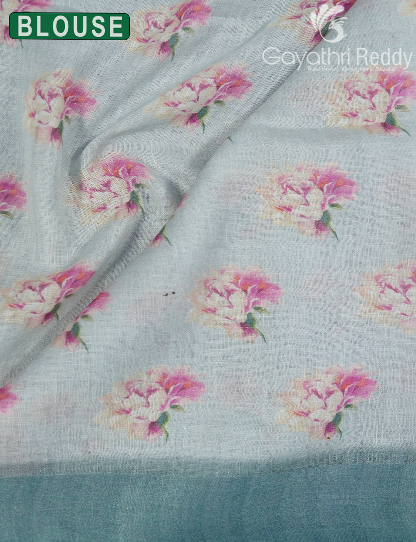 PURE LINEN SAREE-L1432