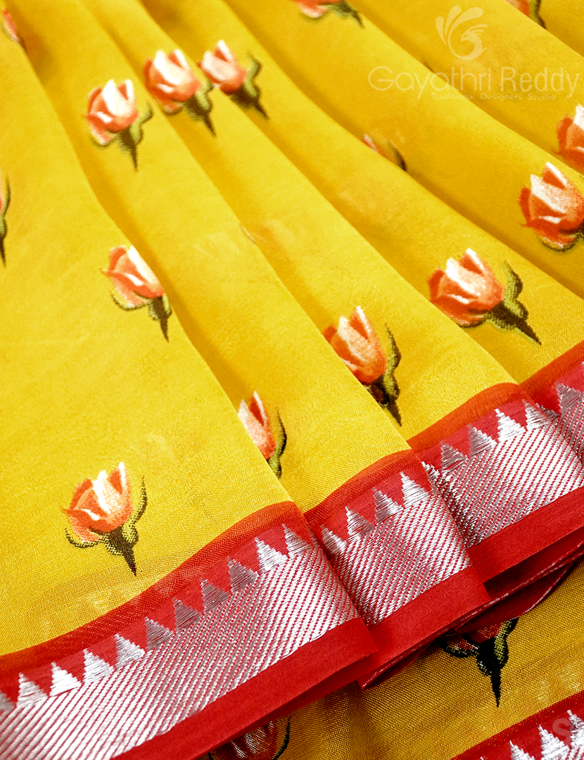 MANGALAGIRI PATTU PRINTED SAREE-MGP1114