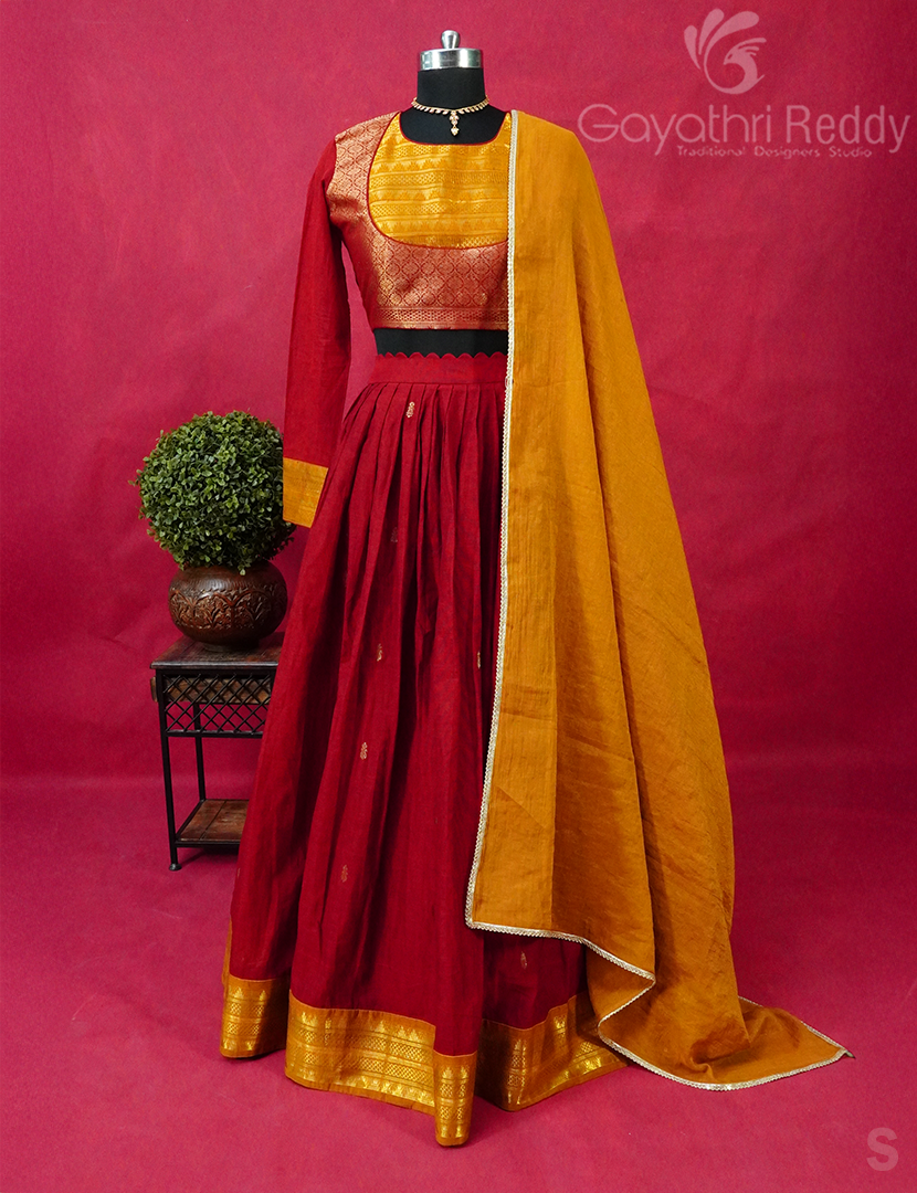 PURE KANCHI COTTON LEHENGA-KCL1