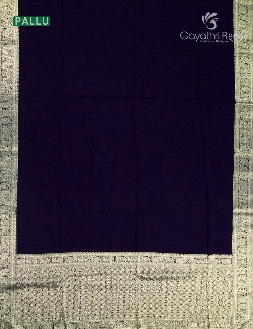 Semi Tussar Saree in Black