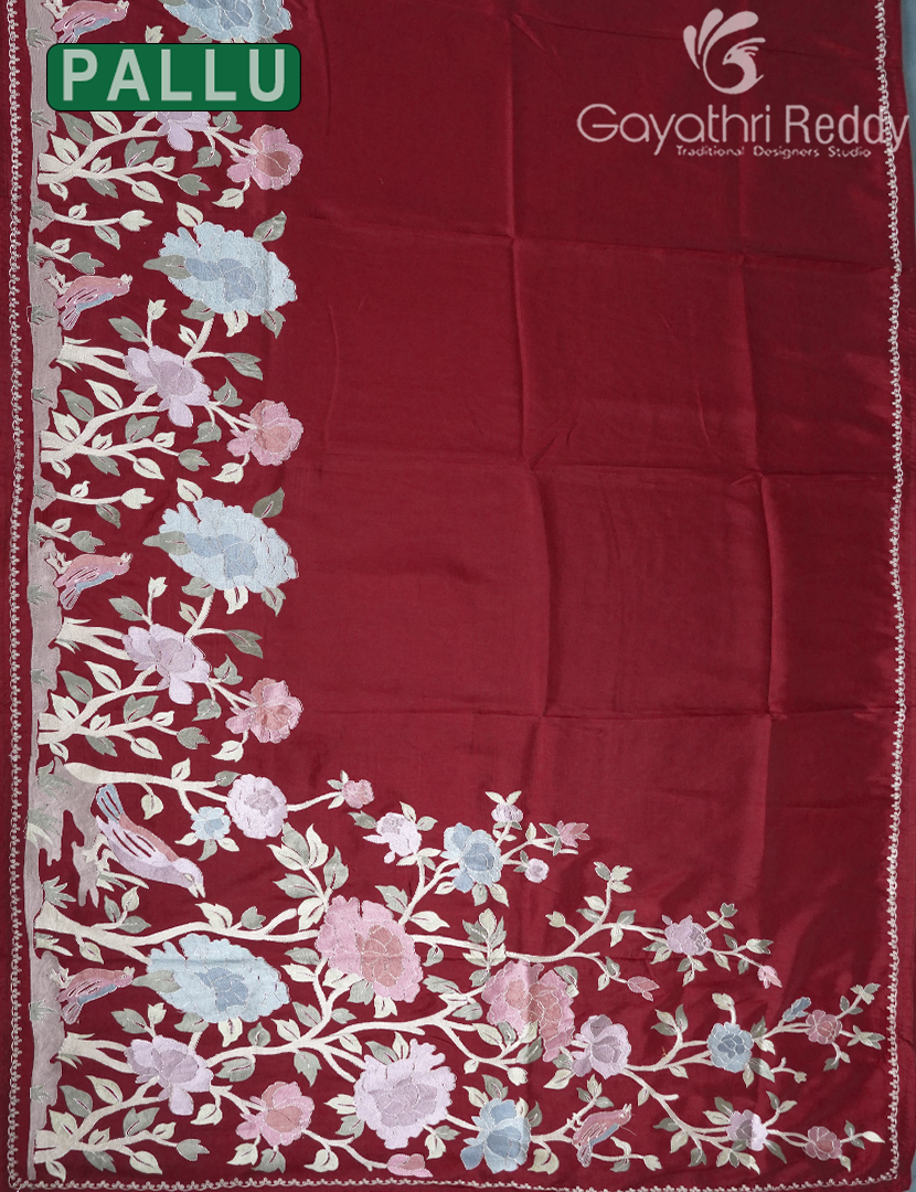 DUPION SILK FANCY SAREE -DSF15