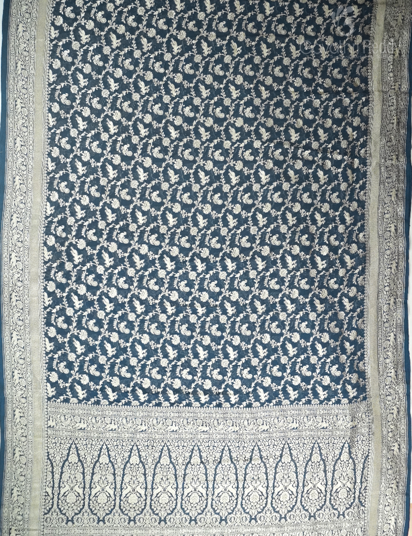 PURE BANARAS GEORGETTE KADDI-BG640