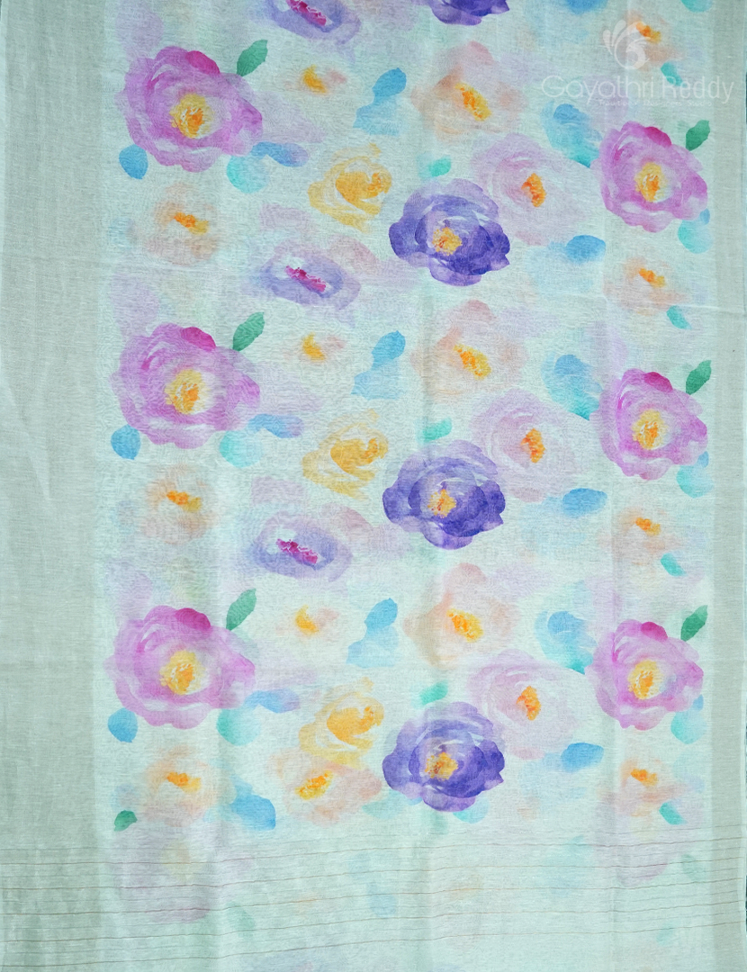 PURE LINEN SAREE-L1342