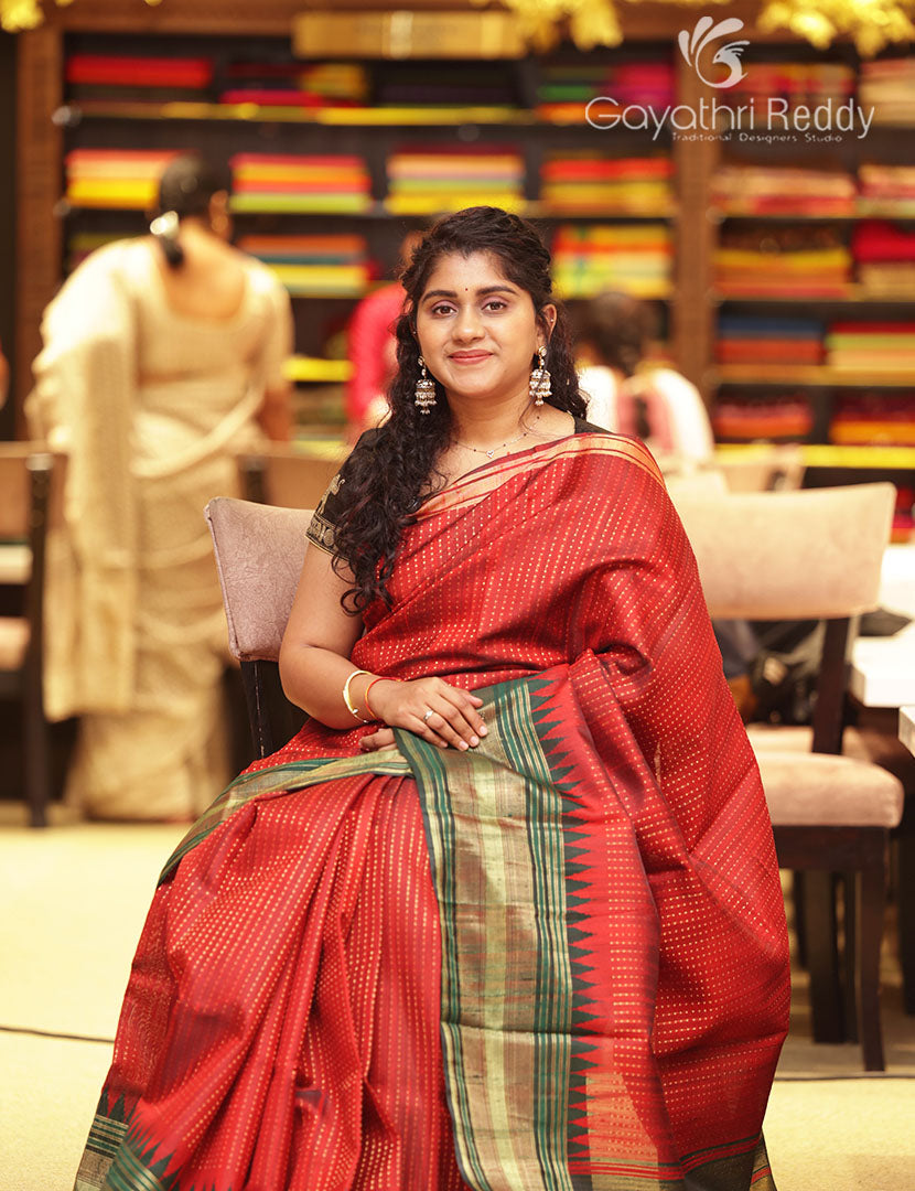 PURE KHADI PATTU SAREE-KHP1355