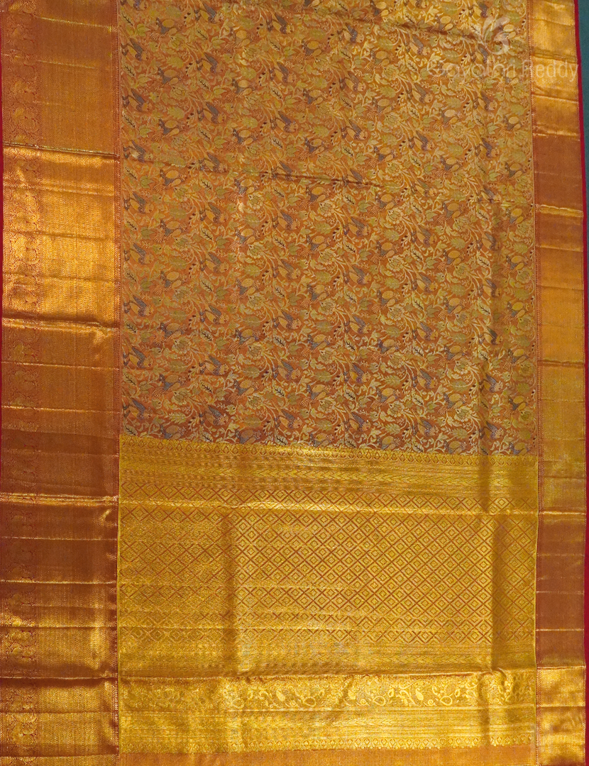 PURE KANCHI PATTU TISSUE-KP7479