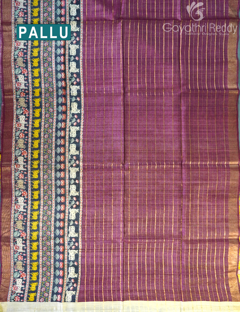 PURE DESI TUSSAR SILK-TS1525