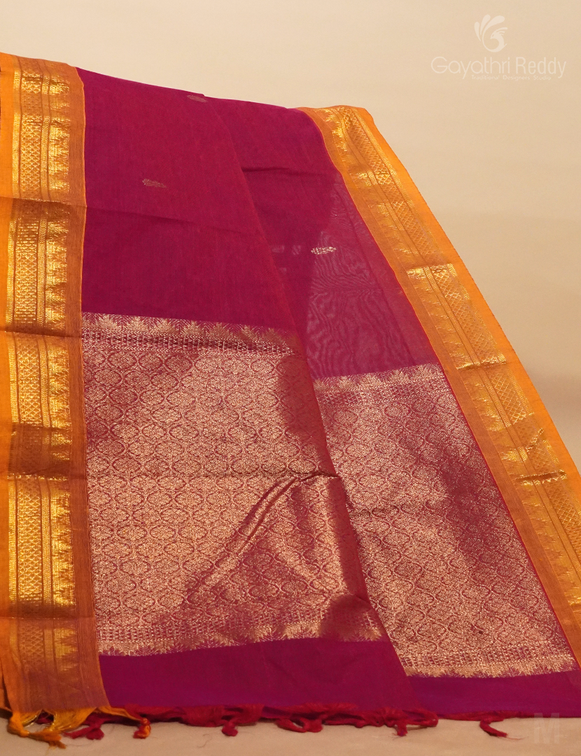 PURE KANCHI COTTON RICH PALLU-KC2566