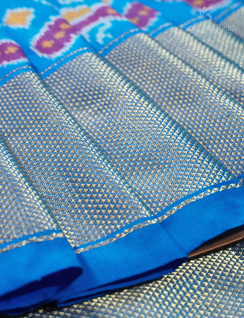 PURE IKKAT PATTU LEHANGA(FREE SIZE)-IPL98