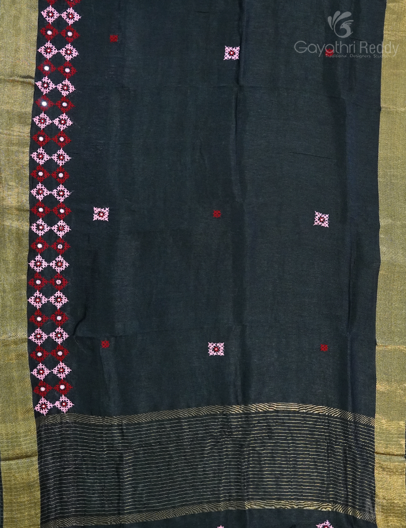 PURE LINEN HAND WORK-LH365