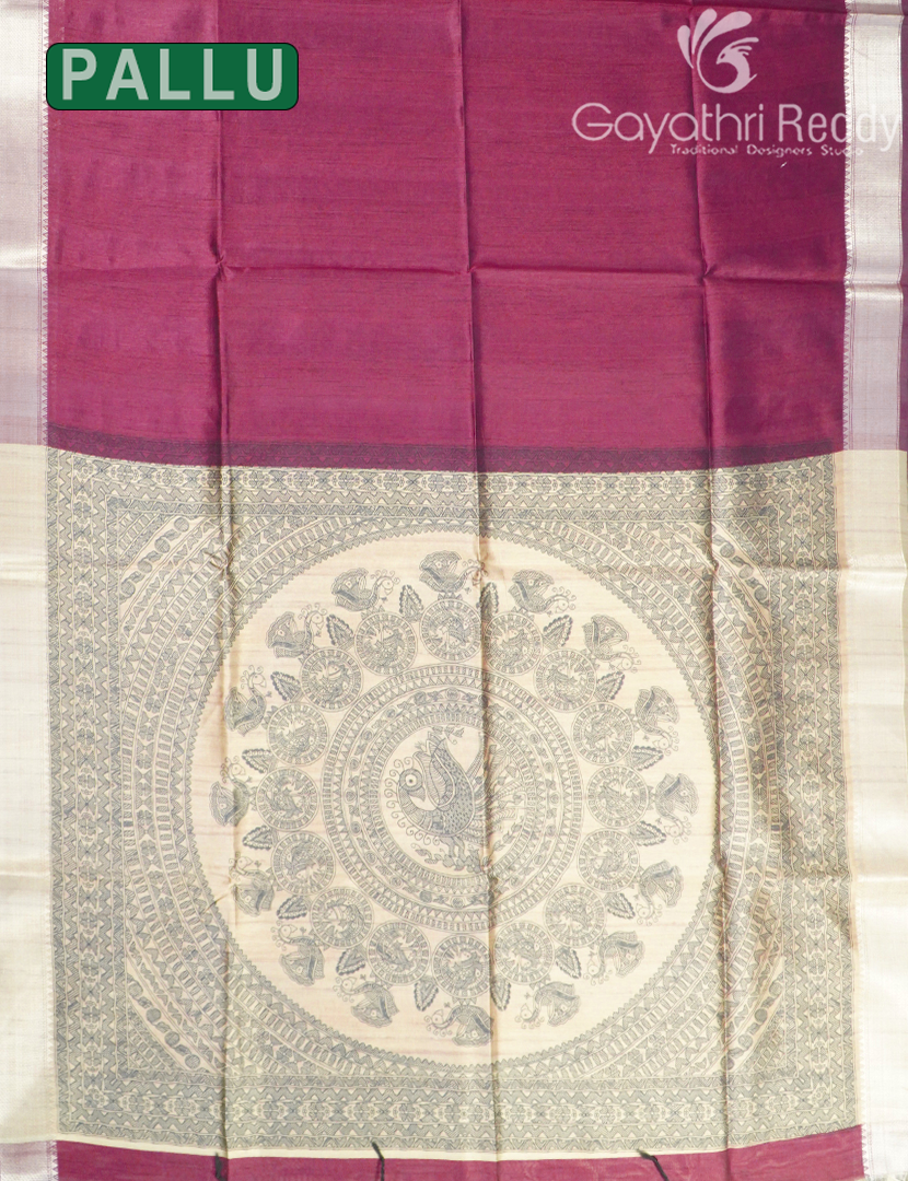 SEMI TUSSAR SAREE-ST1157