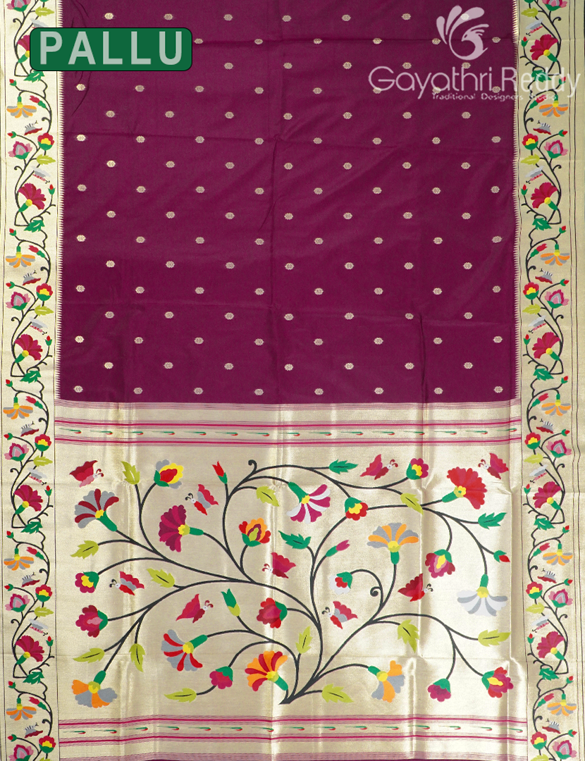 SEMI PAITHANI SAREE-SPS89