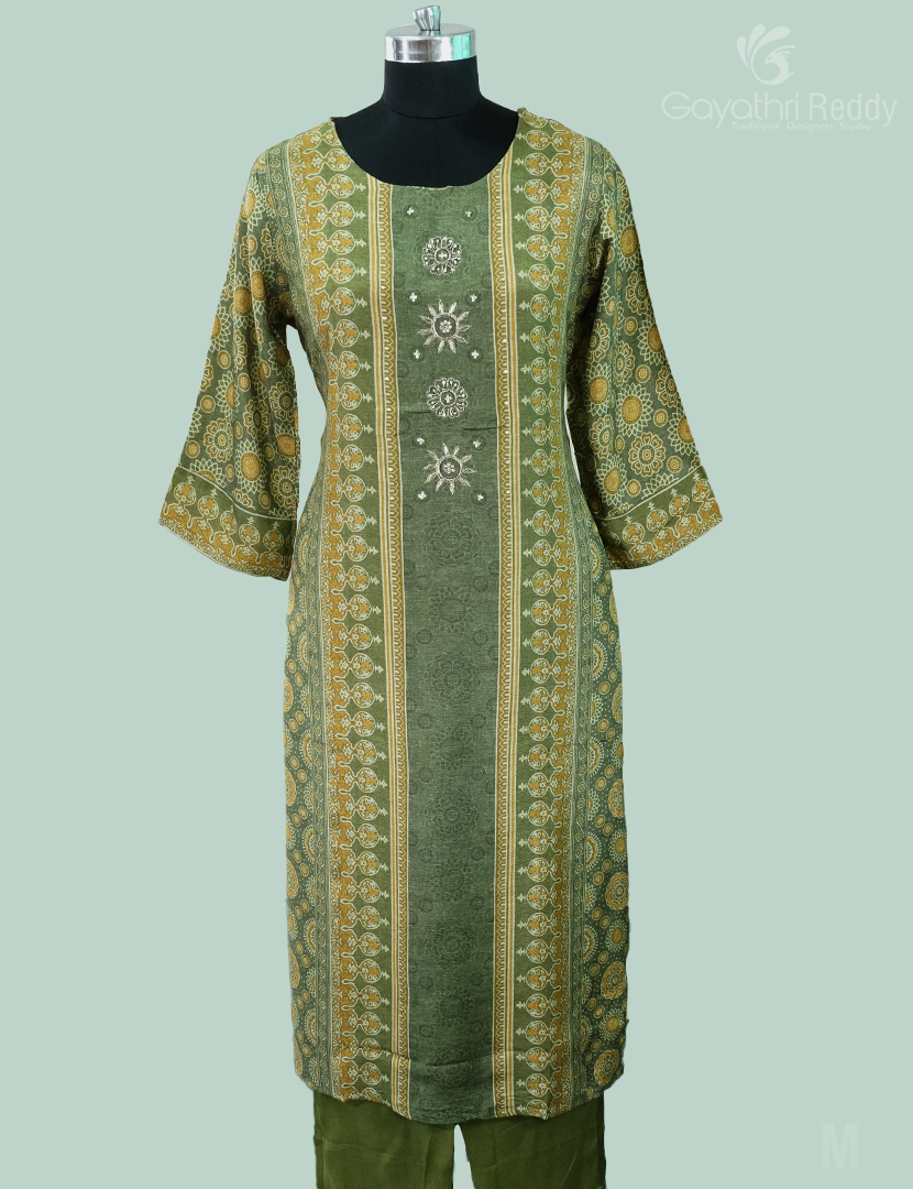 READYMADE DRESS SET(3PC)-KDS984