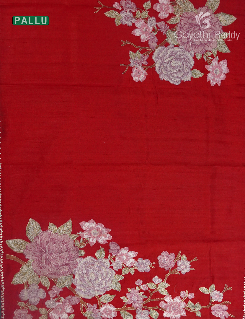 DUPION SILK FANCY SAREE -DSF32
