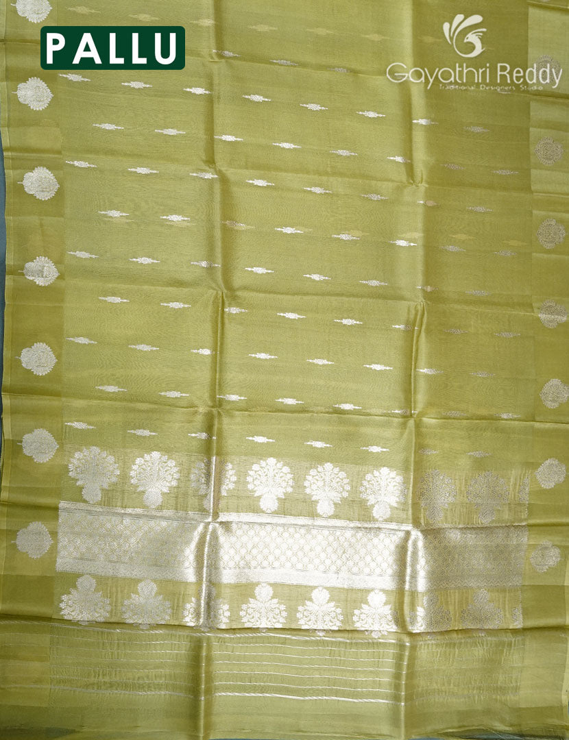 PURE BANARAS KORA SILK-BKS133