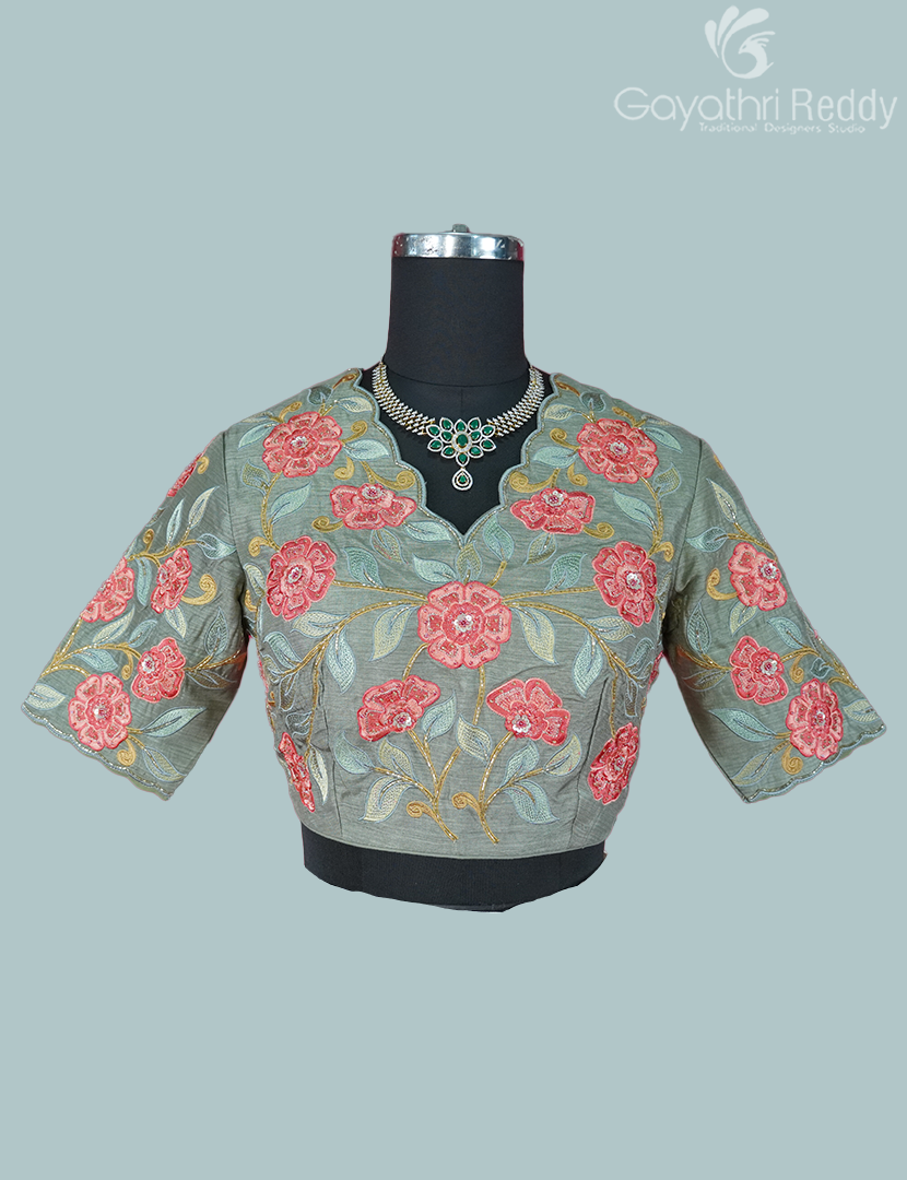 TISSUE FANCY (R.D) BLOUSE SAREE-TFBS1