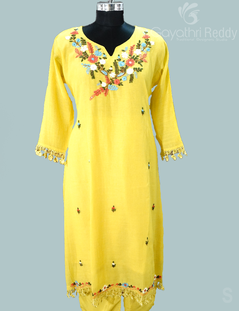 READYMADE DRESS SET(3PC)-KDS1141