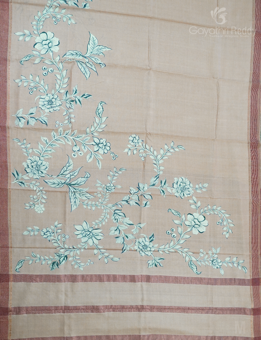PURE DESI TUSSAR SILK-TS1385