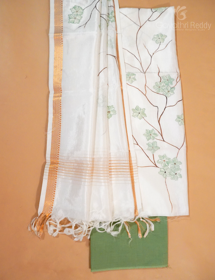 PURE MANGALGIRI DRESS MATERIAL SET-MCD18