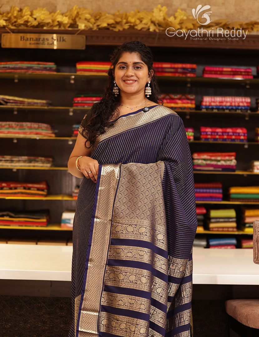 MYSORE CREPE BROCADE SAREE-MCB46