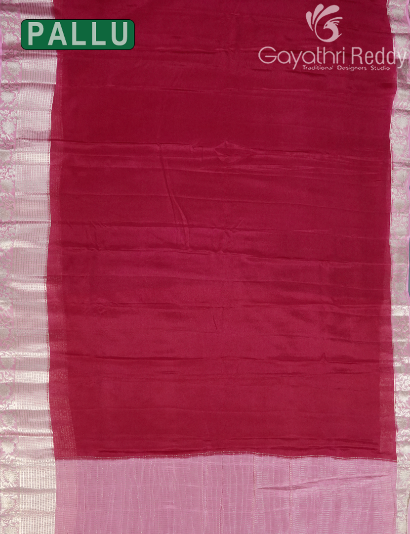 CRAPE SILK SAREE-PSC42