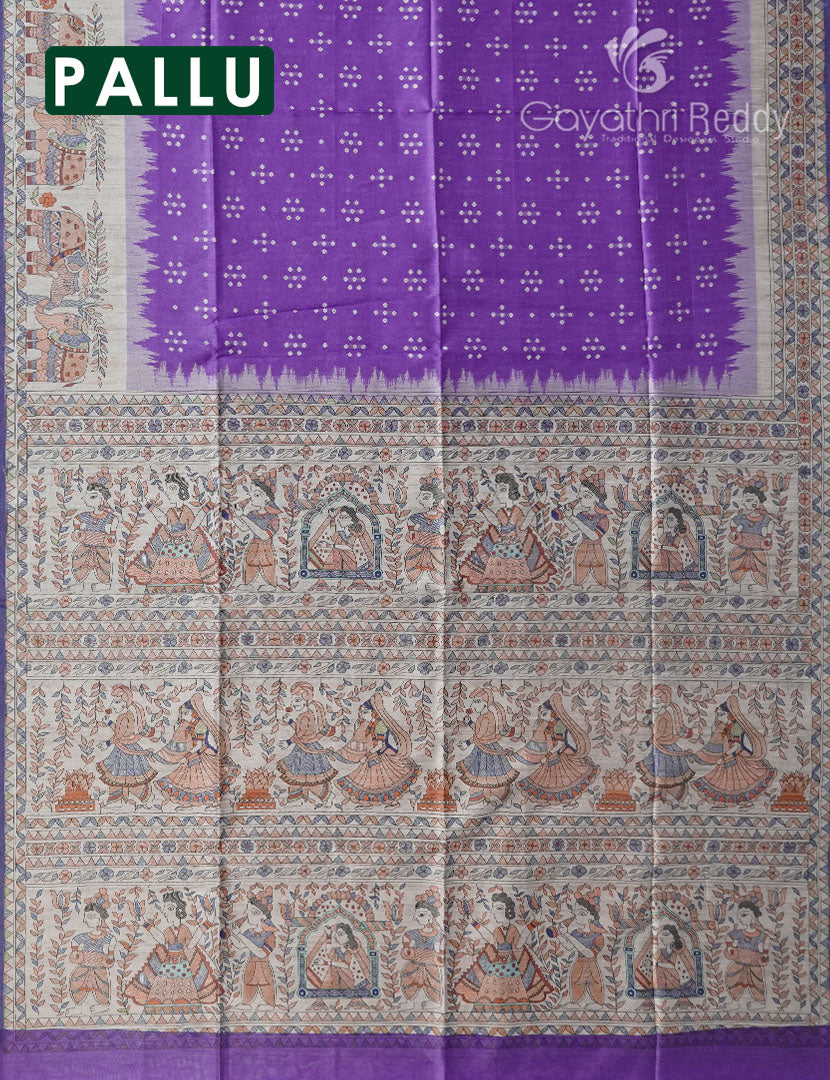 SEMI TUSSAR SAREE-ST1074