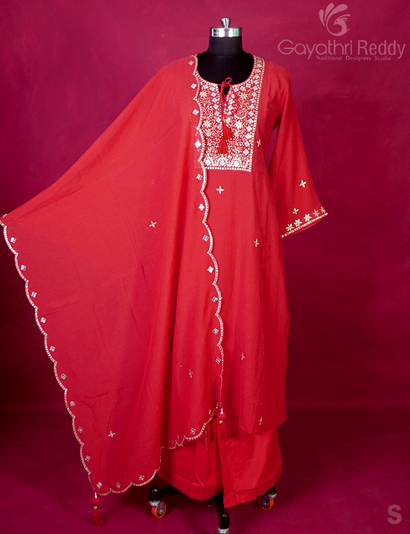 READYMADE DRESS SET(2PC)-KDS1178