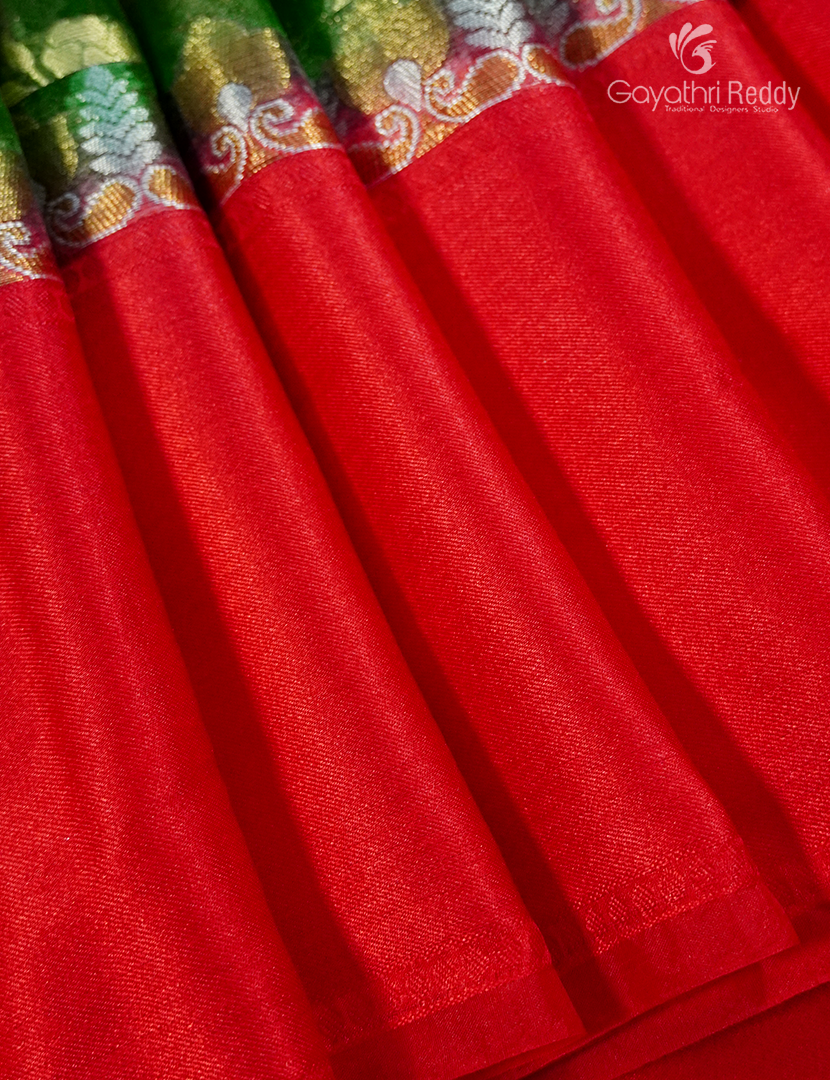 BANARAS KORA SAREE-BKS156