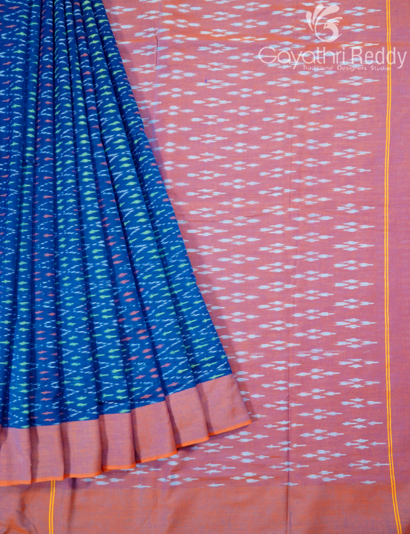 PURE IKKAT COTTON SAREE-IKC1105