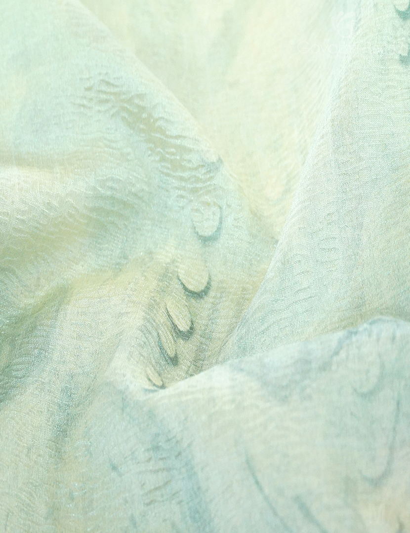 WRINKLE ORGANZA SAREE-OP577