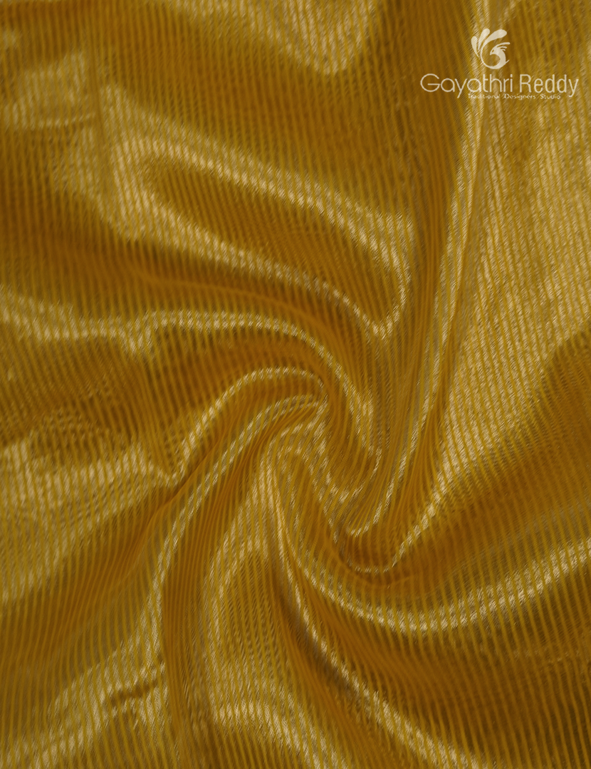 Pure Tissue Saree in Gold