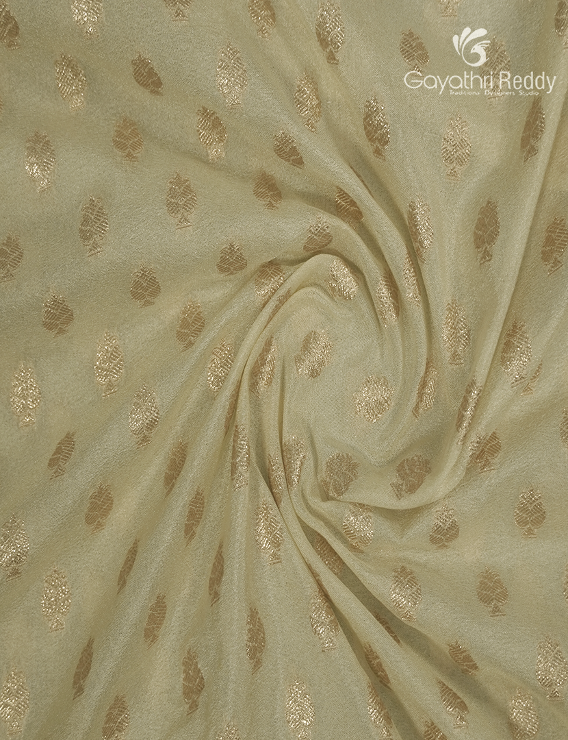 Banaras Georgette Saree in Ivory