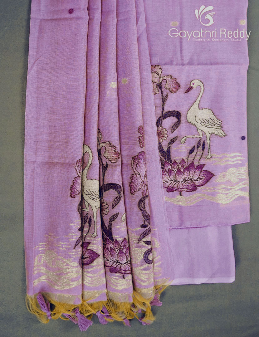 CHANDERI DRESS MATERIAL(3PC)-CDM19