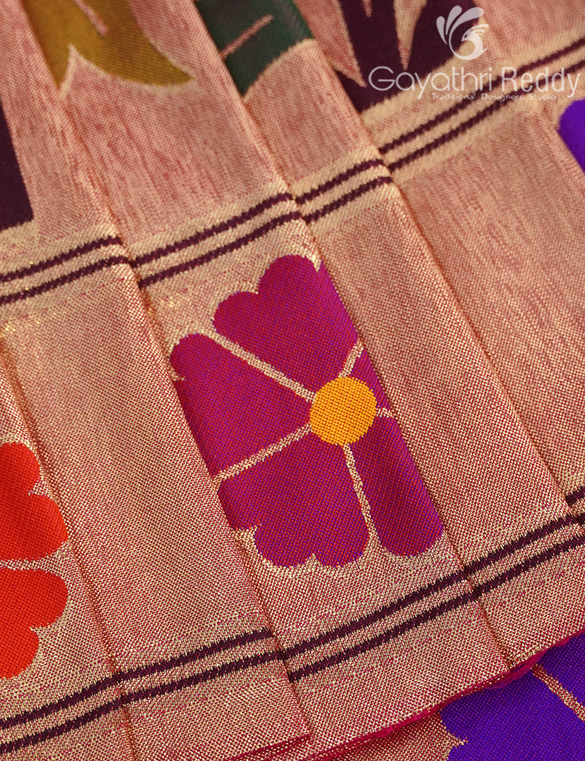 SEMI PAITHANI SAREE-SPS21