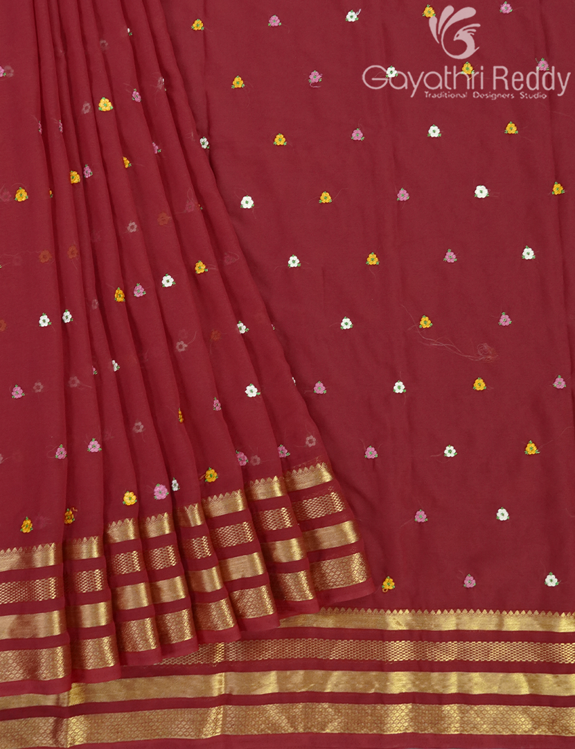 CHIFFON FANCY SAREE-PCF314