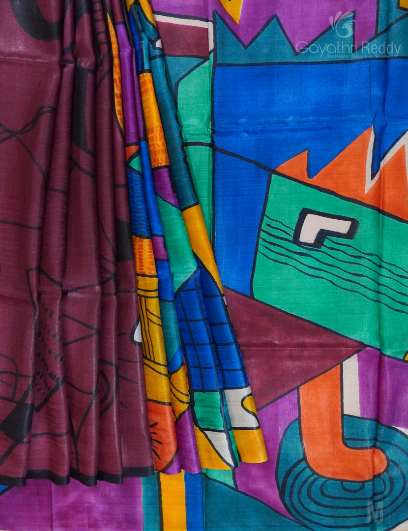 PURE DESI TUSSAR SILK-TS1232