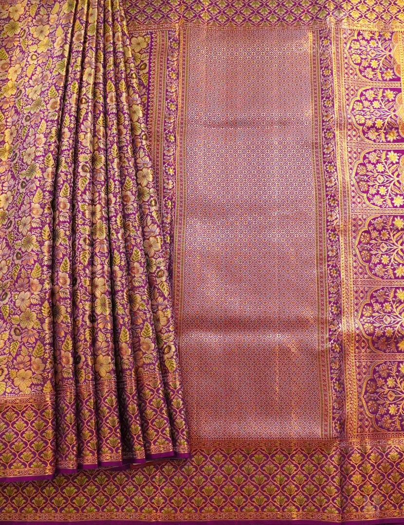 PURE KANCHI PATTU (4.G) BRIDAL SAREE-BKP1882