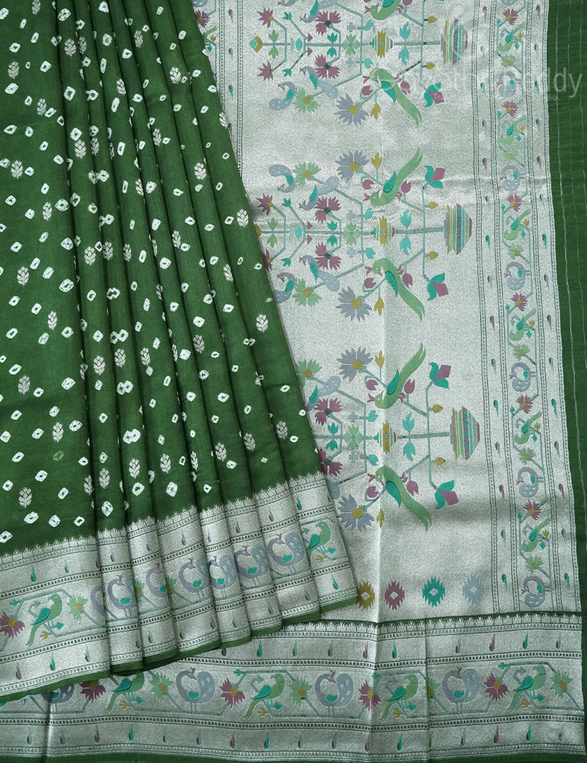 PURE GAJJI SILK BANDHANI-PGB3