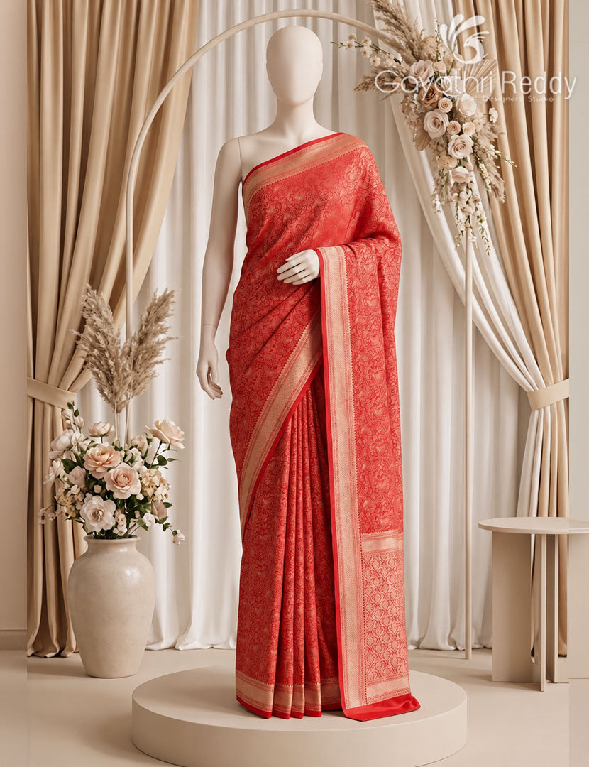 MYSORE CREPE BROCADE SAREE-MCB11