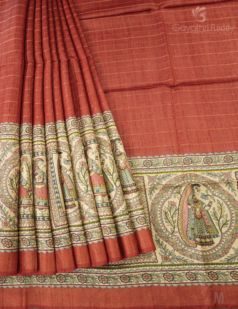 PURE DESI TUSSAR SILK-TS1361