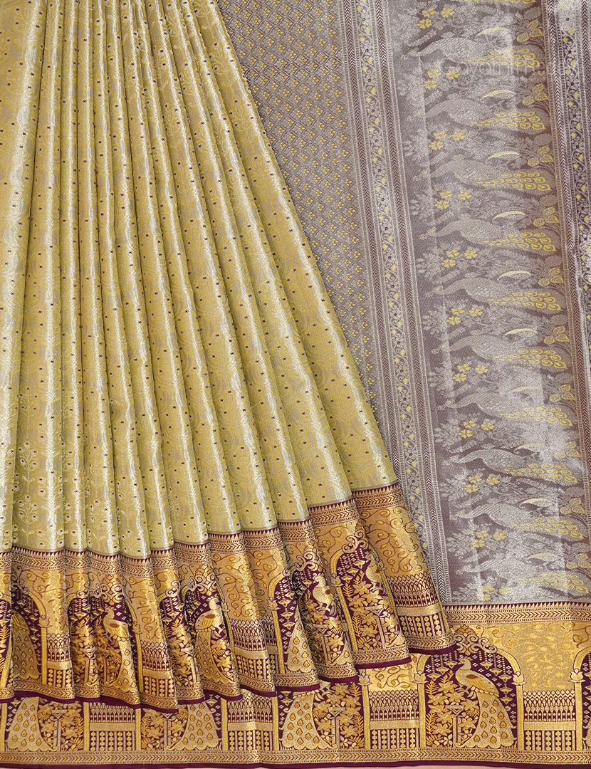 PURE KANCHI TISSUE PATTU-KP7041