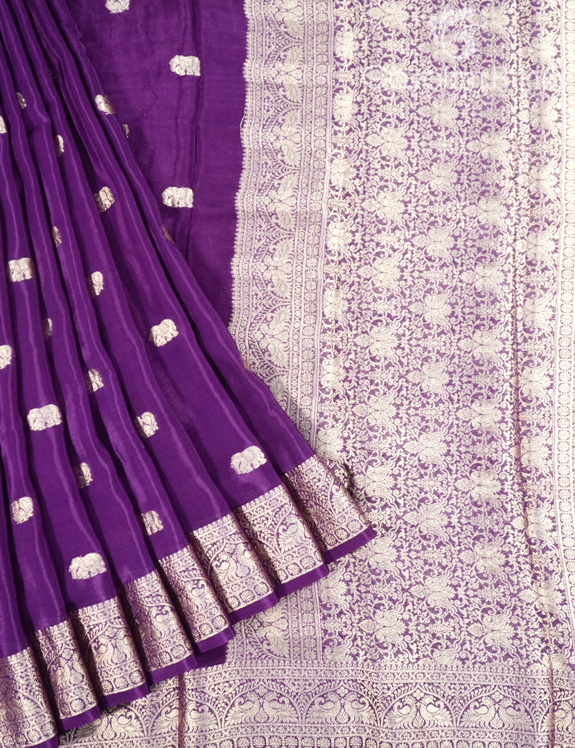 BANARAS CHIFFON SAREE-BCH7
